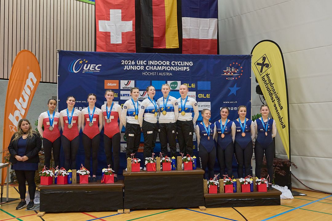 EM U19 Hallenradsport: Ebnat verteidigt Titel im 4er, Gold für Fink/Gerlach und Silber für Maximilian Keller