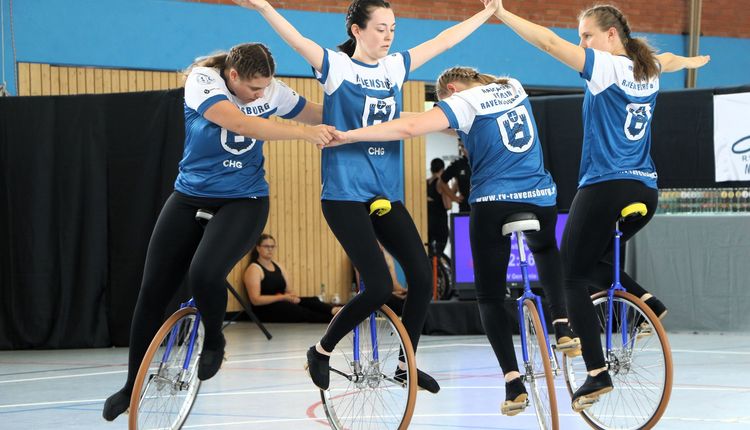 RMSV Aach gewinnt Bundespokal 2026 im 4er und 6er Einradsport
