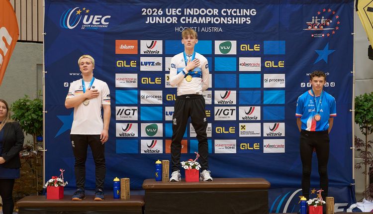 EM U19 Hallenradsport: Ebnat verteidigt Titel im 4er, Gold für Fink/Gerlach und Silber für Maximilian Keller