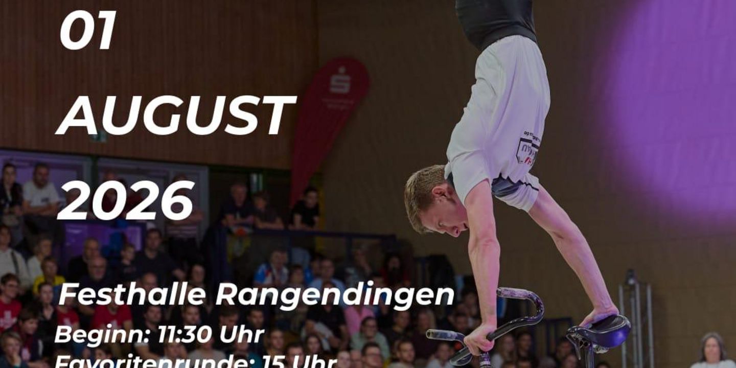 RV Trillfingen lädt ein zum Kunstradsport-Weltcup in Rangendingen
