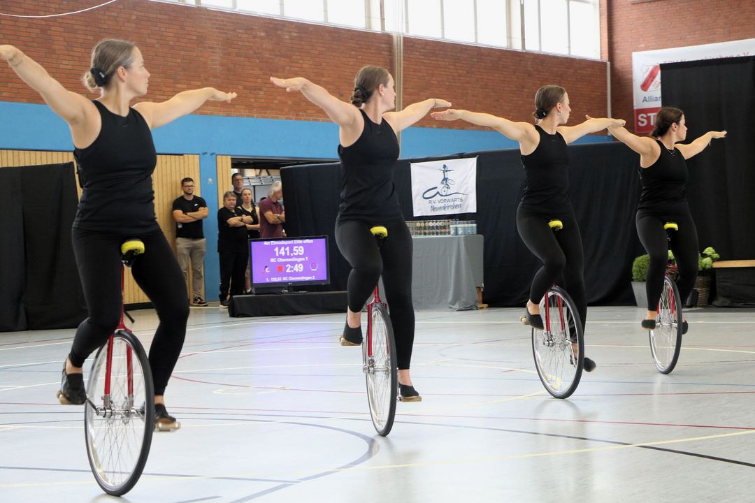 RMSV Aach gewinnt Bundespokal 2026 im 4er und 6er Einradsport