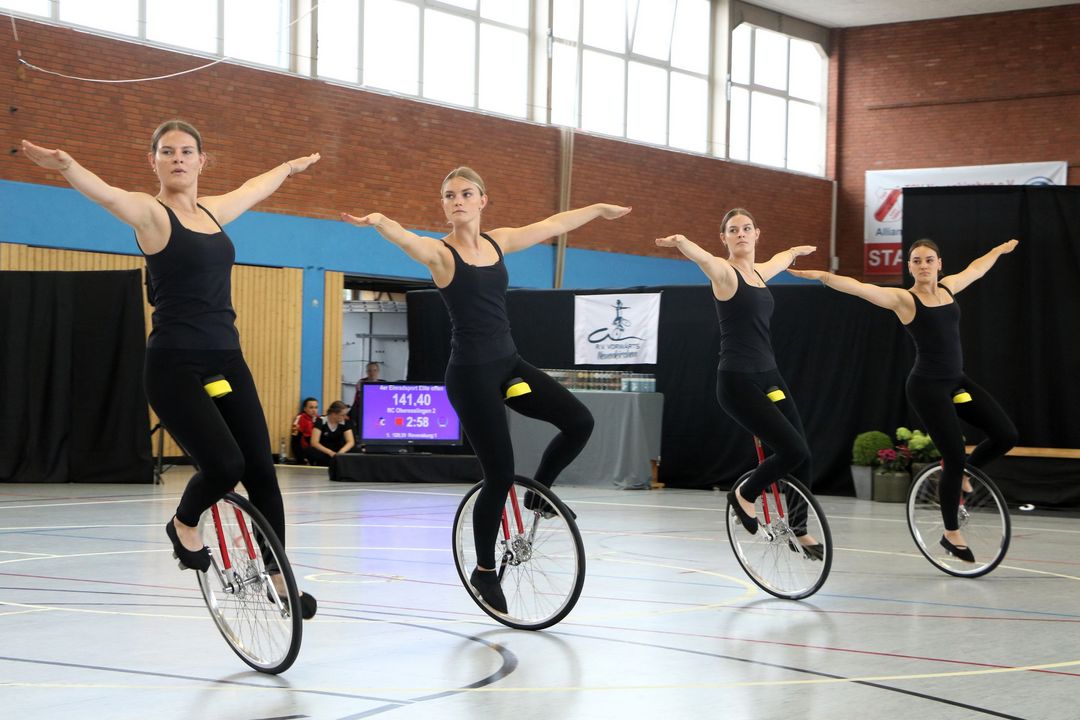 RMSV Aach gewinnt Bundespokal 2026 im 4er und 6er Einradsport