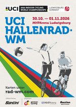 Programm für die Hallenrad WM in Ludwigsburg