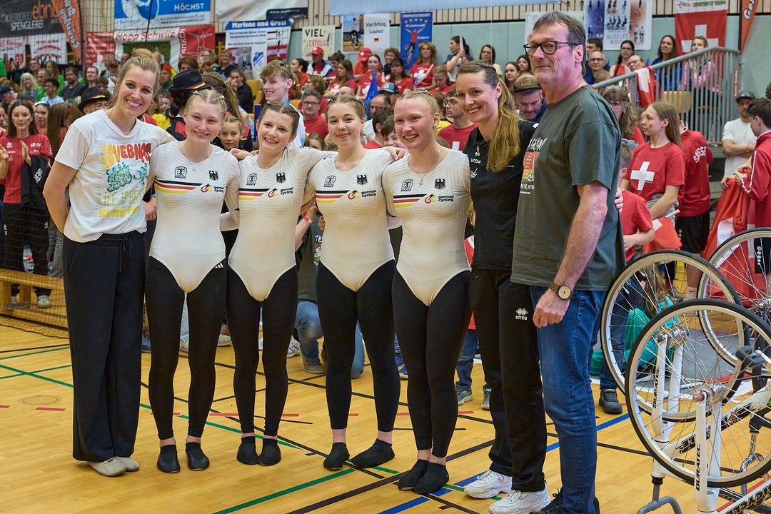 EM U19 Hallenradsport: Ebnat verteidigt Titel im 4er, Gold für Fink/Gerlach und Silber für Maximilian Keller
